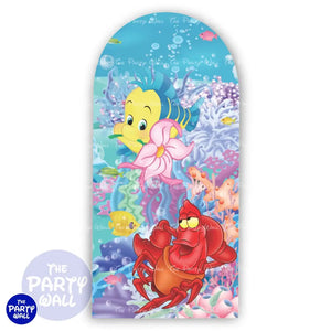 La Sirenita - Funda para mampara de punta redonda o rectangular Mampara de punta redonda