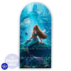 La Sirenita - Funda para mampara de punta redonda o rectangular Mampara de punta redonda