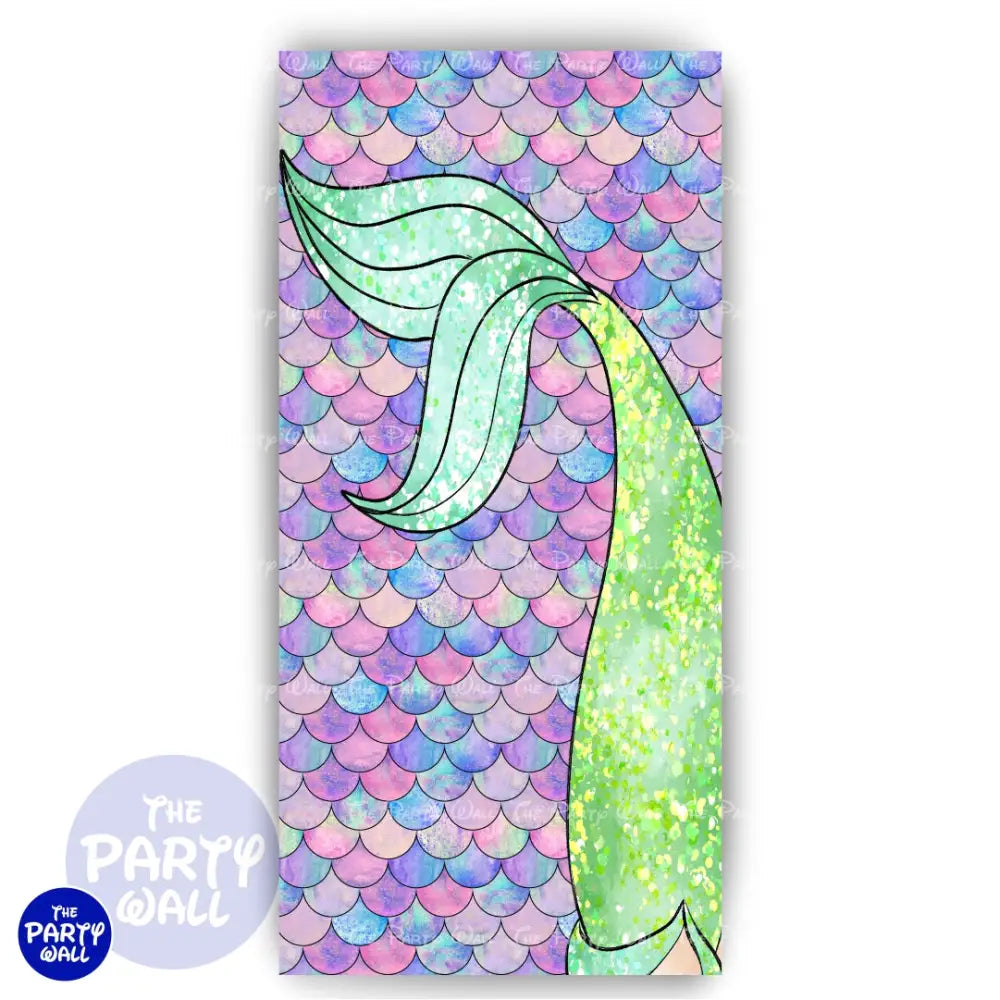 La Sirenita - Funda para mampara de punta redonda o rectangular Mampara de punta redonda