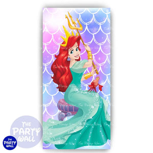 La Sirenita - Funda para mampara de punta redonda o rectangular Mampara de punta redonda