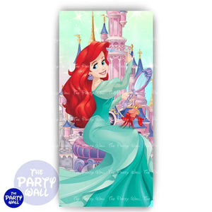 La Sirenita - Funda para mampara de punta redonda o rectangular Mampara de punta redonda