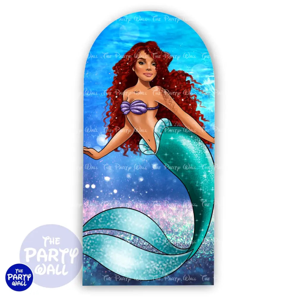 La Sirenita - Funda para mampara de punta redonda o rectangular Mampara de punta redonda