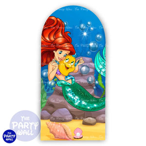 La Sirenita - Funda para mampara de punta redonda o rectangular Mampara de punta redonda