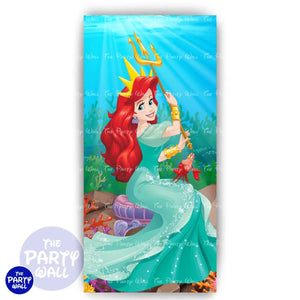 La Sirenita - Funda para mampara de punta redonda o rectangular Mampara de punta redonda