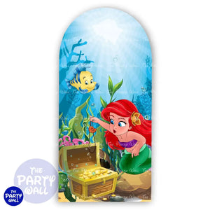 La Sirenita - Funda para mampara de punta redonda o rectangular Mampara de punta redonda