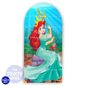 La Sirenita - Funda para mampara de punta redonda o rectangular Mampara de punta redonda