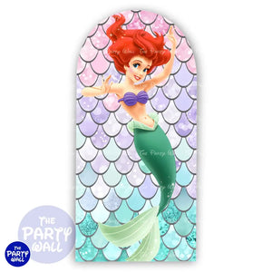 La Sirenita - Funda para mampara de punta redonda o rectangular Mampara de punta redonda