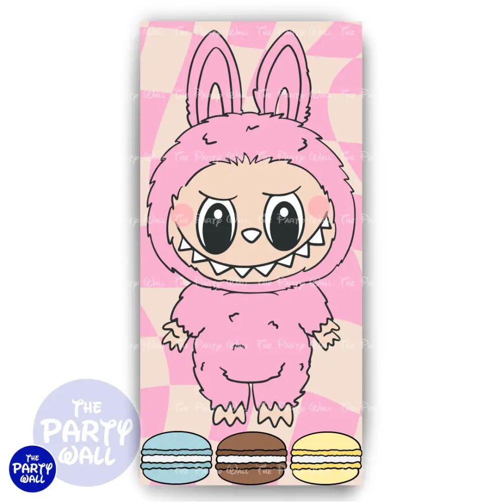 Labubu - Funda para mampara de punta redonda o rectangular Mampara de punta redonda