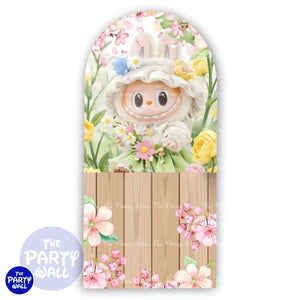 Labubu - Funda para mampara de punta redonda o rectangular Mampara de punta redonda