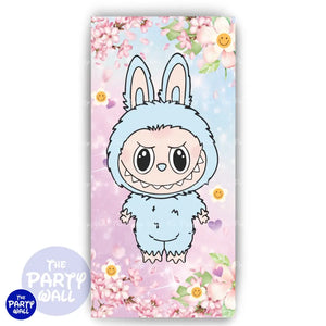 Labubu - Funda para mampara de punta redonda o rectangular Mampara de punta redonda