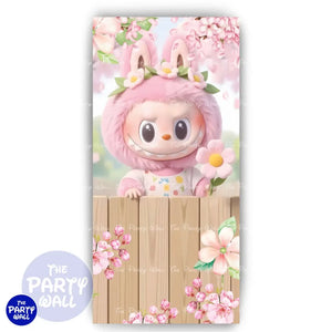 Labubu - Funda para mampara de punta redonda o rectangular Mampara de punta redonda