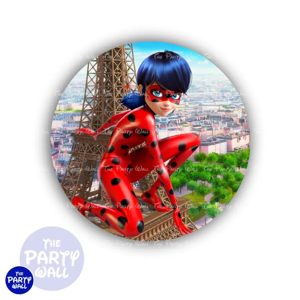 Ladybug - Funda para mampara circular Circular