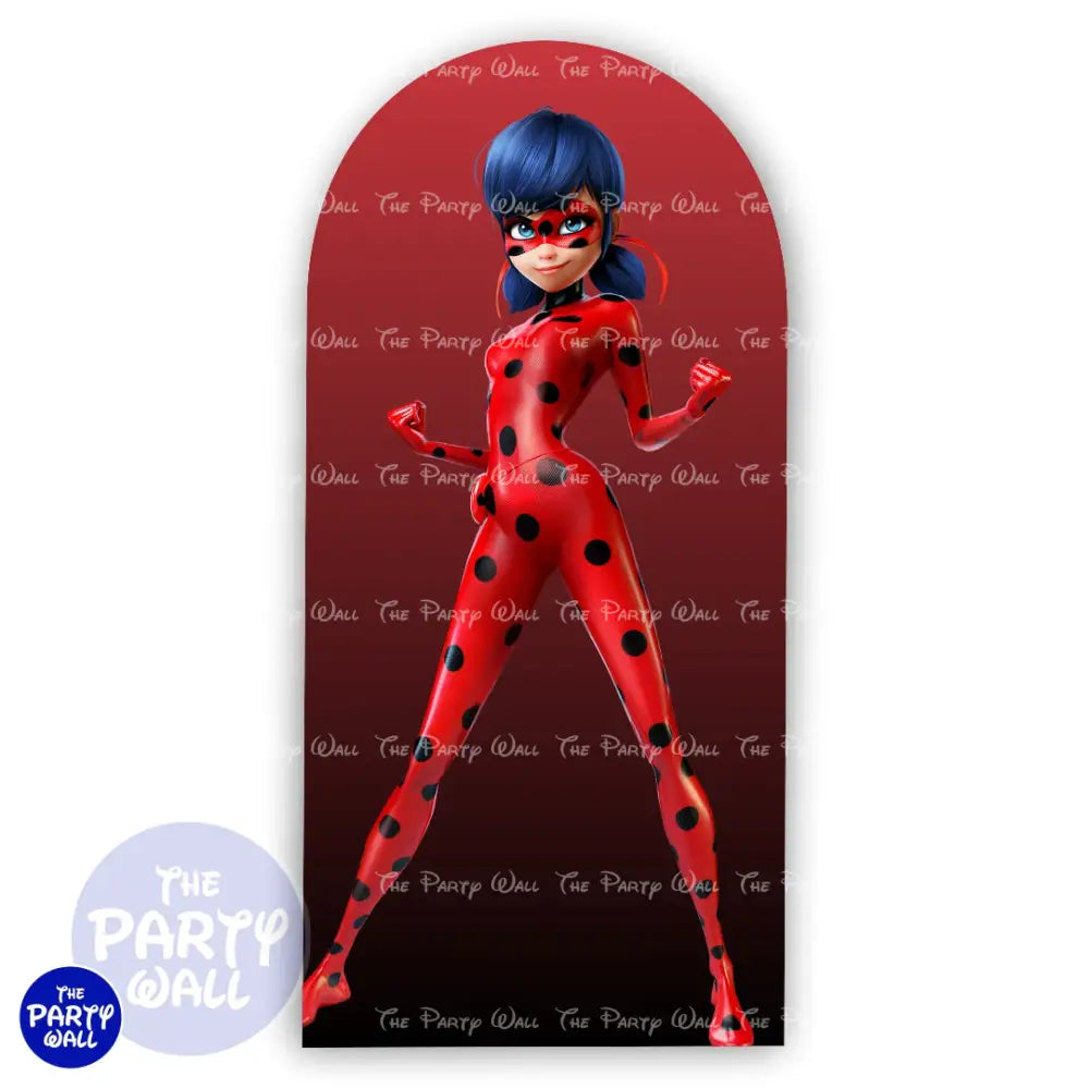 Ladybug - Funda para mampara de punta redonda o rectangular Mampara de punta redonda