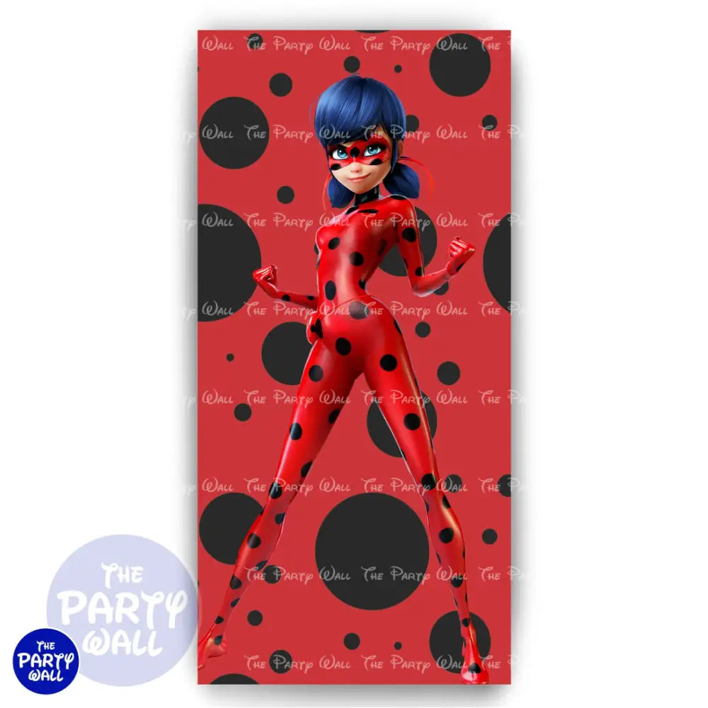 Ladybug - Funda para mampara de punta redonda o rectangular Mampara de punta redonda