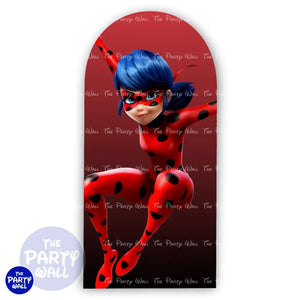 Ladybug - Funda para mampara de punta redonda o rectangular Mampara de punta redonda