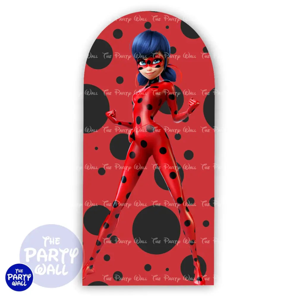 Ladybug - Funda para mampara de punta redonda o rectangular Mampara de punta redonda