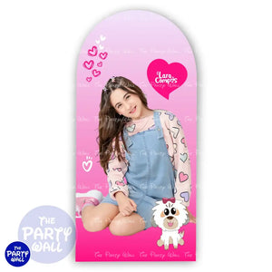 Lara Campos - Funda para mampara de punta redonda o rectangular Mampara de punta redonda