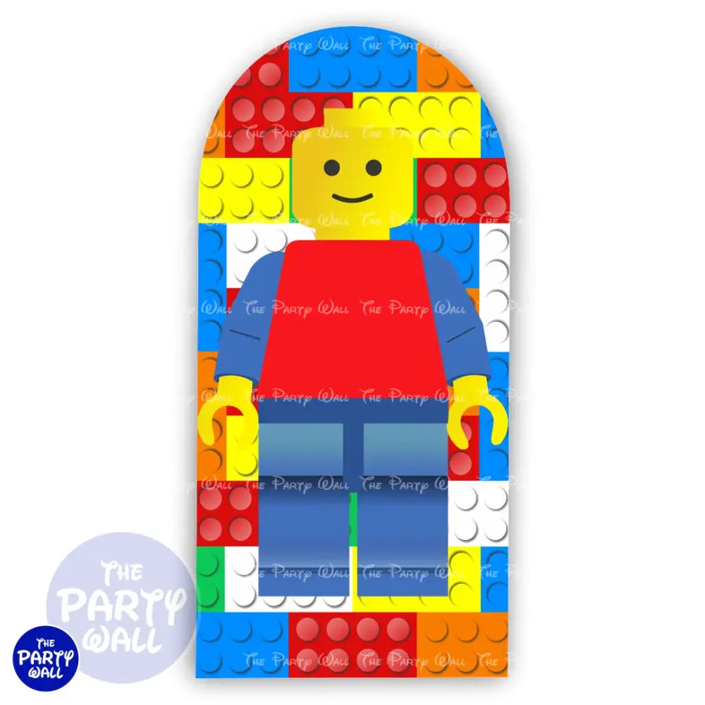 Lego - Funda para mampara de punta redonda o rectangular Mampara de punta redonda