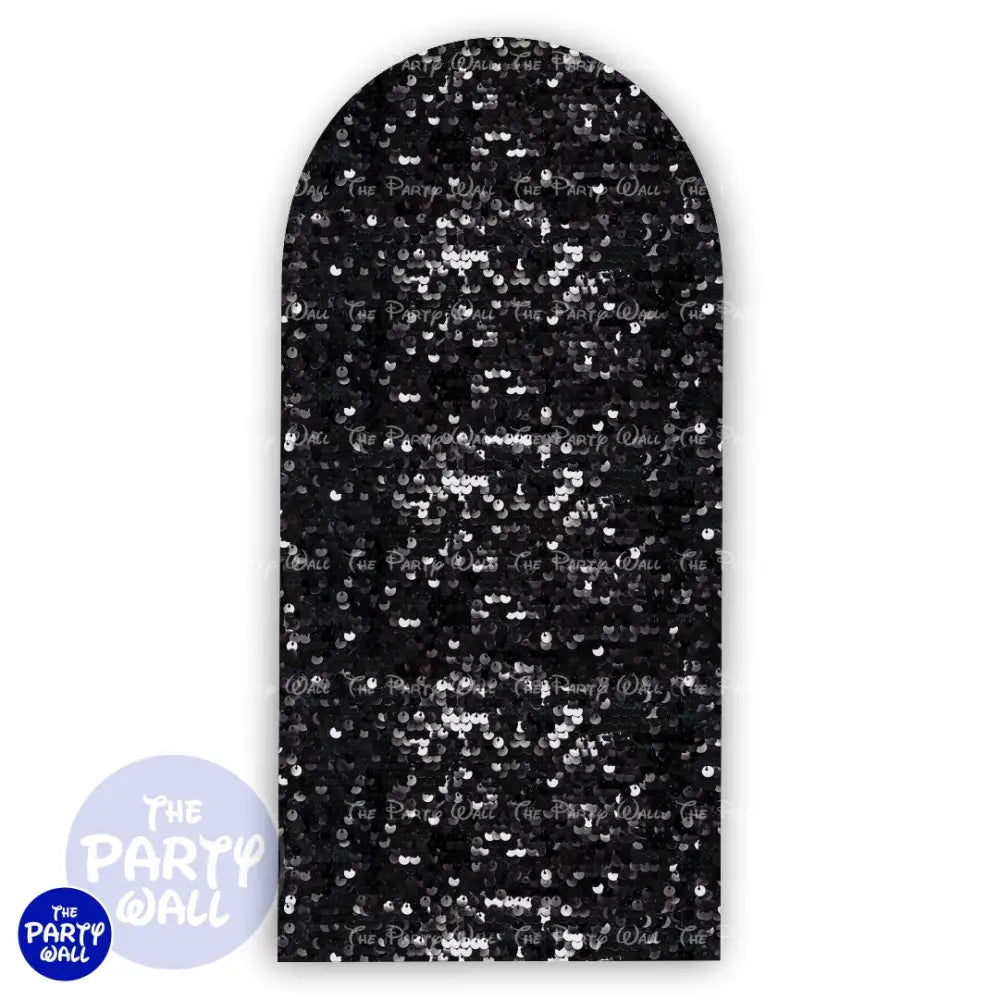 Lentejuela - Funda para mampara de punta redonda o rectangular Mampara de punta redonda