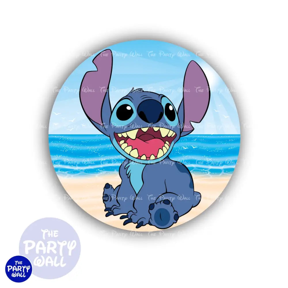 Lilo y Stitch - Funda para mampara circular Circular