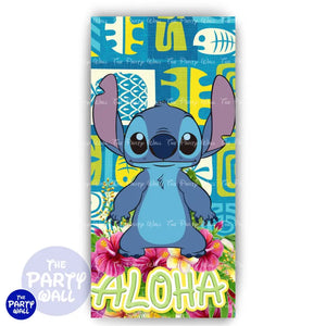 Lilo y Stitch - Funda para mampara de punta redonda o rectangular Mampara de punta redonda