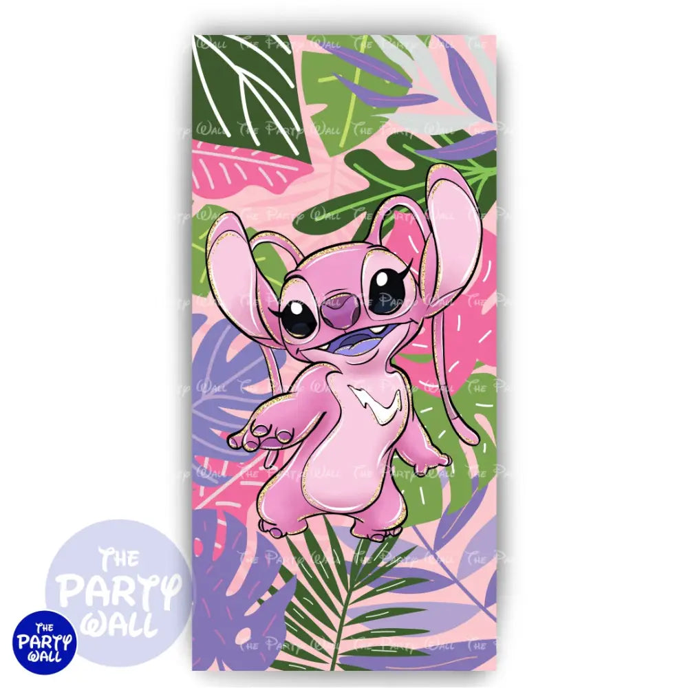Lilo y Stitch - Funda para mampara de punta redonda o rectangular Mampara de punta redonda