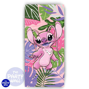 Lilo y Stitch - Funda para mampara de punta redonda o rectangular Mampara de punta redonda