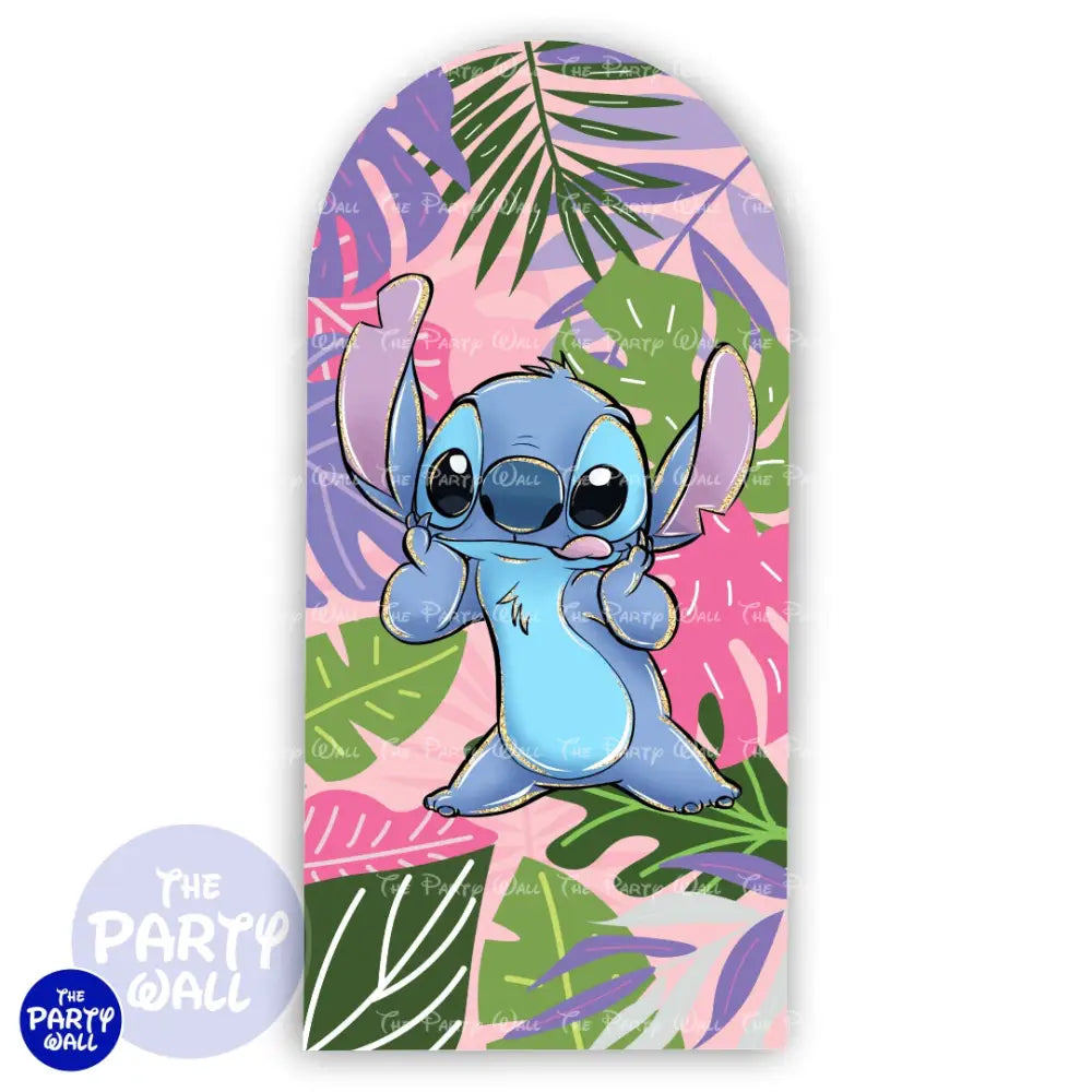 Lilo y Stitch - Funda para mampara de punta redonda o rectangular Mampara de punta redonda
