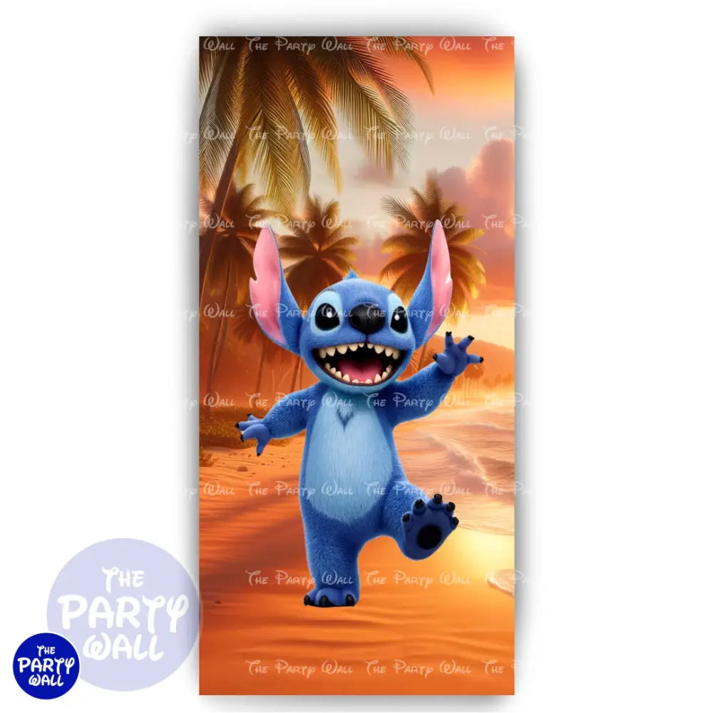 Lilo y Stitch - Funda para mampara de punta redonda o rectangular Mampara de punta redonda