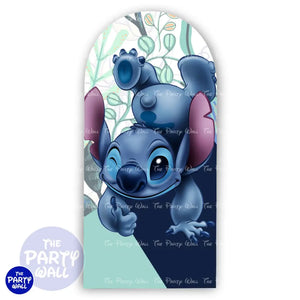 Lilo y Stitch - Funda para mampara de punta redonda o rectangular Mampara de punta redonda