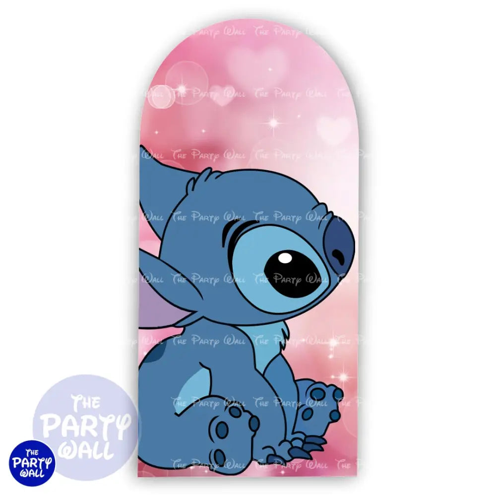 Lilo y Stitch - Funda para mampara de punta redonda o rectangular Mampara de punta redonda