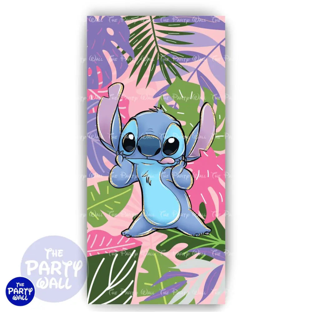 Lilo y Stitch - Funda para mampara de punta redonda o rectangular Mampara de punta redonda