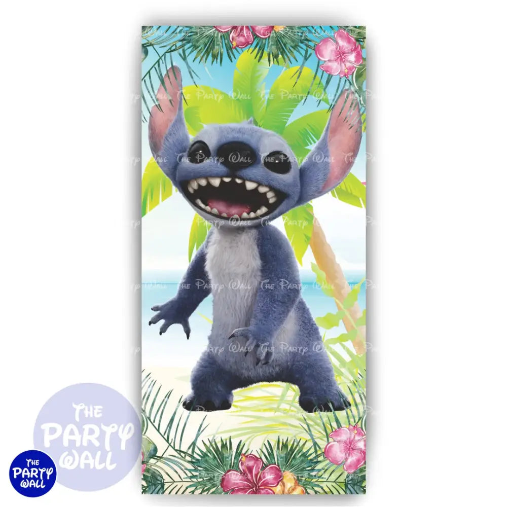 Lilo y Stitch - Funda para mampara de punta redonda o rectangular Mampara de punta redonda