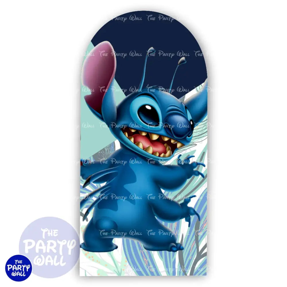 Lilo y Stitch - Funda para mampara de punta redonda o rectangular Mampara de punta redonda