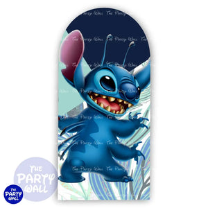 Lilo y Stitch - Funda para mampara de punta redonda o rectangular Mampara de punta redonda