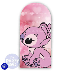 Lilo y Stitch - Funda para mampara de punta redonda o rectangular Mampara de punta redonda