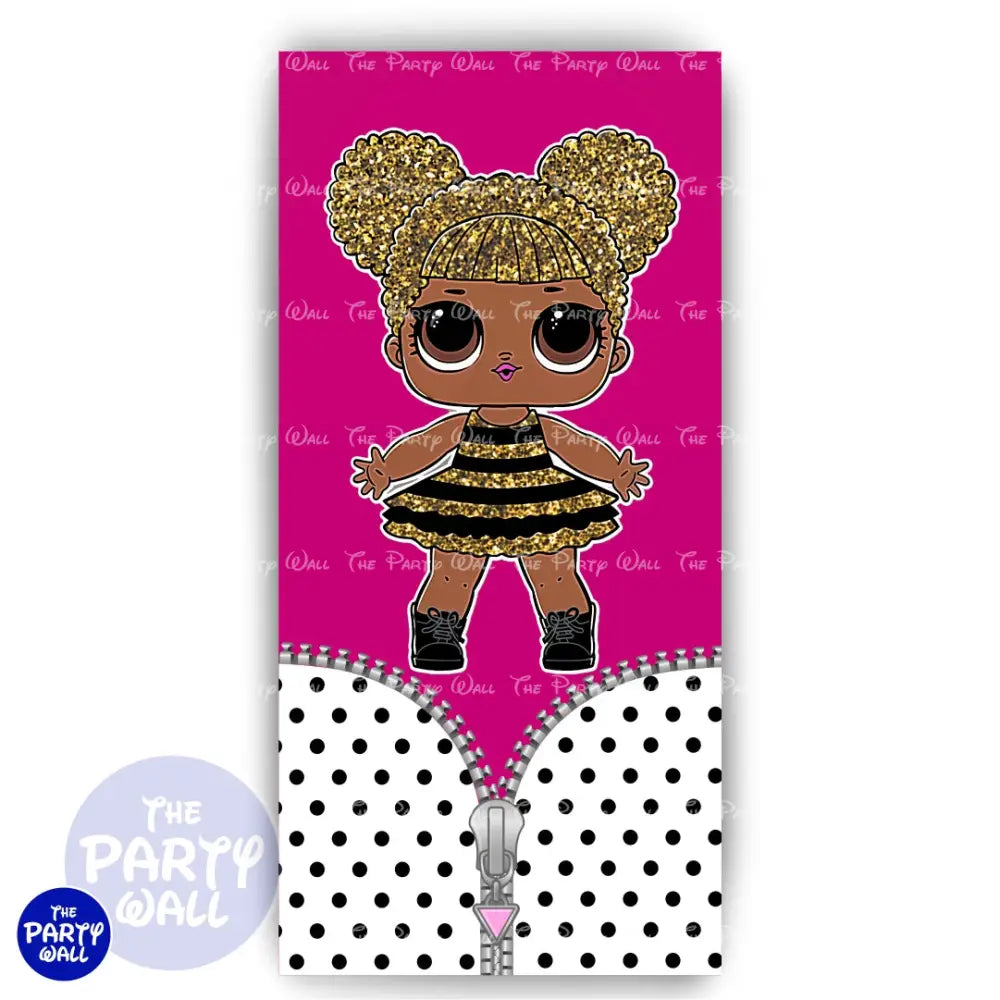 LOL Surprise - Funda para mampara de punta redonda o rectangular Mampara de punta redonda