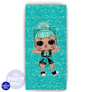 LOL Surprise - Funda para mampara de punta redonda o rectangular Mampara de punta redonda