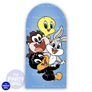 Looney Tunes - Funda para mampara de punta redonda o rectangular Mampara de punta redonda