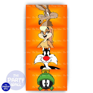 Looney Tunes - Funda para mampara de punta redonda o rectangular Mampara de punta redonda