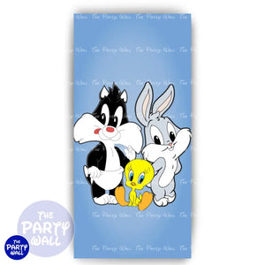 Looney Tunes - Funda para mampara de punta redonda o rectangular Mampara de punta redonda