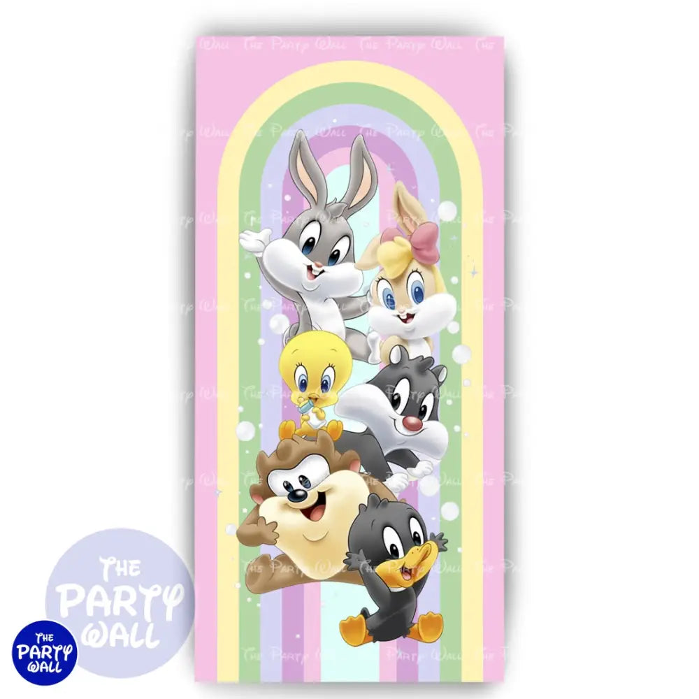Looney Tunes - Funda para mampara de punta redonda o rectangular Mampara de punta redonda