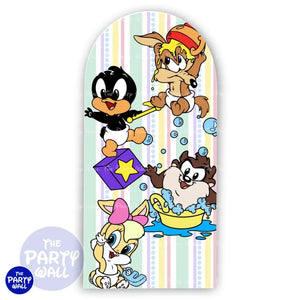 Looney Tunes - Funda para mampara de punta redonda o rectangular Mampara de punta redonda