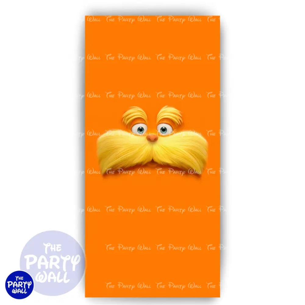 Lorax - Funda para mampara de punta redonda o rectangular Mampara de punta redonda