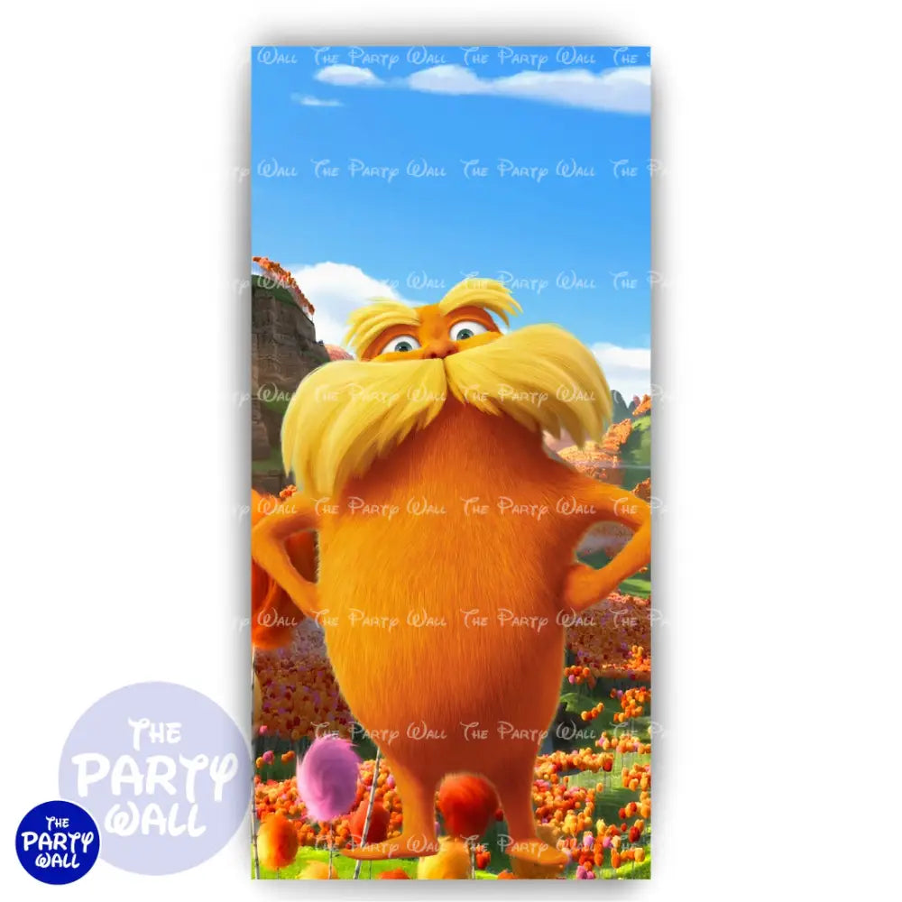 Lorax - Funda para mampara de punta redonda o rectangular Mampara de punta redonda