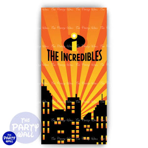 Los Increíbles - Funda para mampara de punta redonda o rectangular Mampara de punta redonda