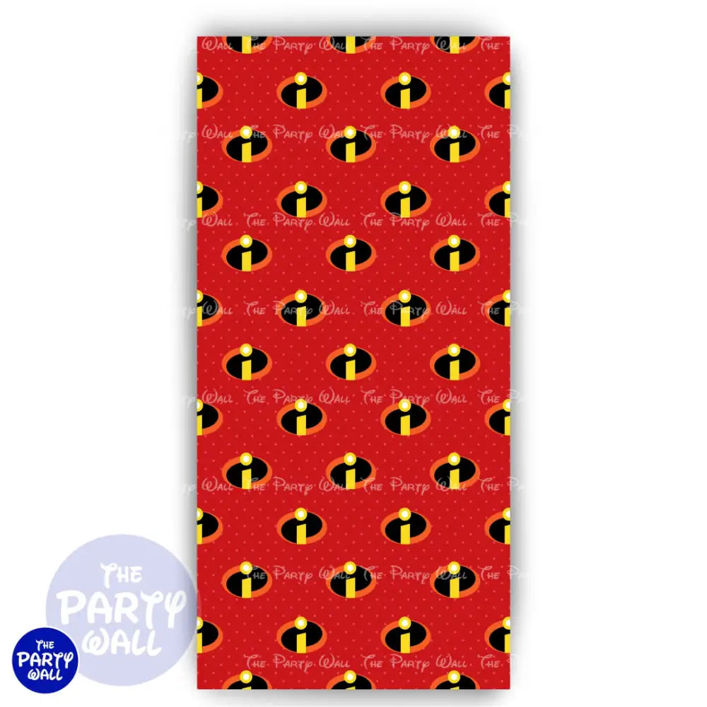 Los Increíbles - Funda para mampara de punta redonda o rectangular Mampara de punta redonda