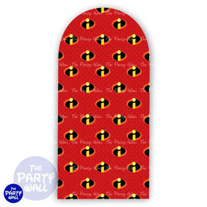 Los Increíbles - Funda para mampara de punta redonda o rectangular Mampara de punta redonda