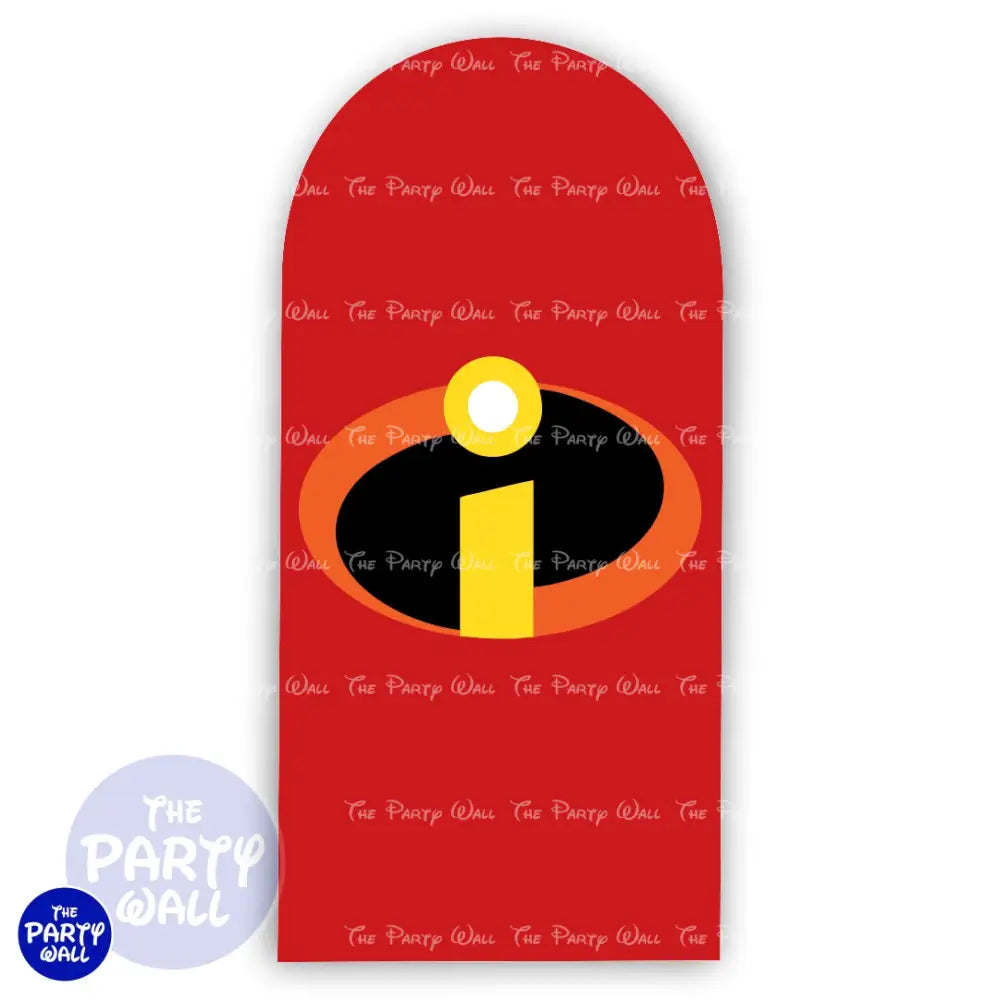 Los Increíbles - Funda para mampara de punta redonda o rectangular Mampara de punta redonda