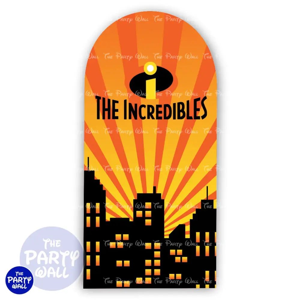 Los Increíbles - Funda para mampara de punta redonda o rectangular Mampara de punta redonda